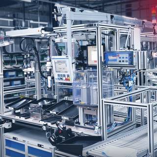 Assembly line wallpaper