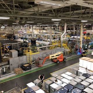 Assembly line wallpaper