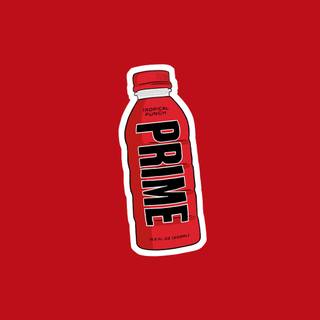 Prime red bottle wallpaper