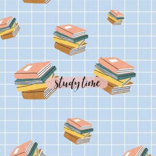 Kawaii study wallpaper
