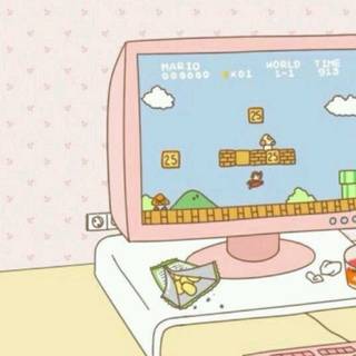 Kawaii study wallpaper