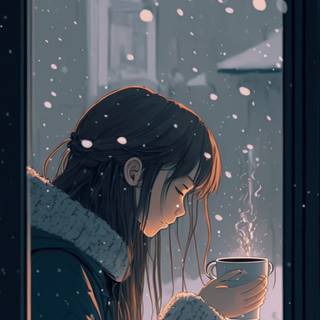 Kawaii study wallpaper