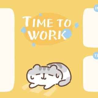 Kawaii study wallpaper