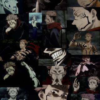 Sukuna black wallpaper