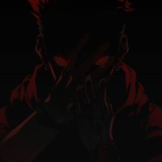 Sukuna black wallpaper