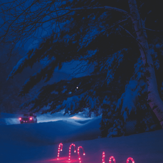 Aesthetic romantic Christmas wallpaper