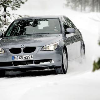 BMW computer snow HD wallpaper