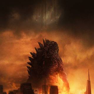 Godzilla iPhone HD wallpaper