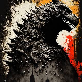 Godzilla iPhone HD wallpaper