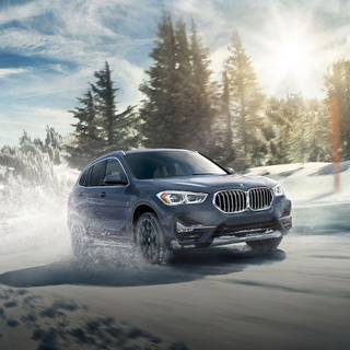BMW computer snow HD wallpaper