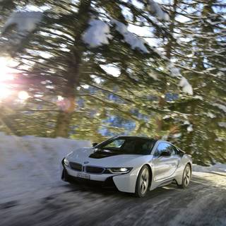 BMW computer snow HD wallpaper