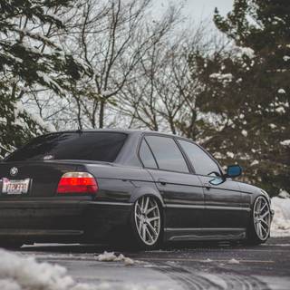 BMW computer snow HD wallpaper