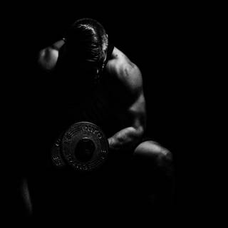 Aesthetic dark gym wallpaper