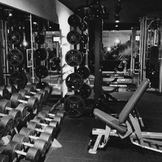 Aesthetic dark gym wallpaper