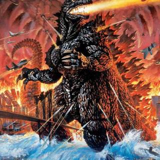 Godzilla iPhone HD wallpaper