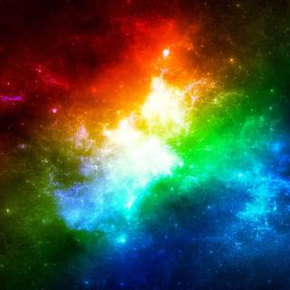 Rainbow bright multi colors wallpaper