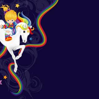 Rainbow bright multi colors wallpaper