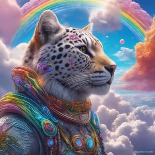 Rainbow bright multi colors wallpaper