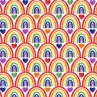 Rainbow bright multi colors wallpaper