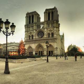 Paris winter 1920x1080 wallpaper