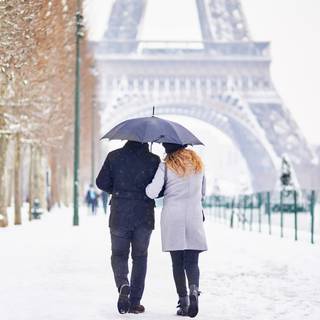 Paris winter 1920x1080 wallpaper