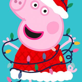 Peppa Pig Xmas wallpaper