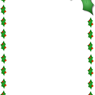 Simple Xmas border wallpaper