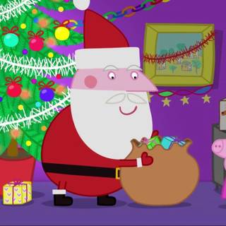 Peppa Pig Xmas wallpaper
