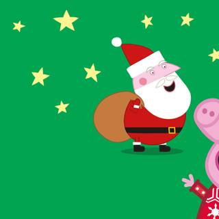 Peppa Pig Xmas wallpaper