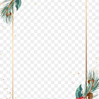 Simple Xmas border wallpaper