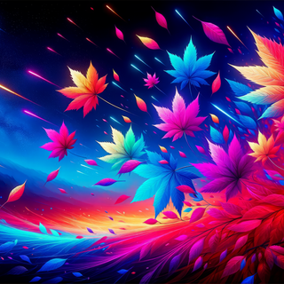 Autumn leaf 4k wallpaper