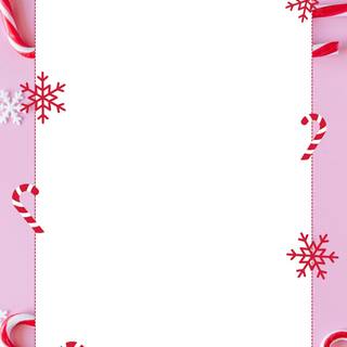 Simple Xmas border wallpaper