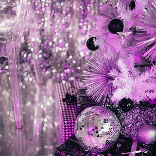 Violet Xmas wallpaper