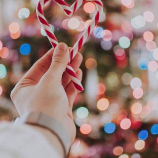 Heart Christmas wallpaper