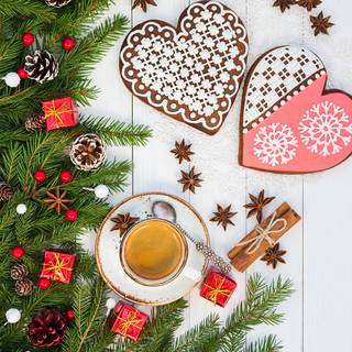 Heart Christmas wallpaper