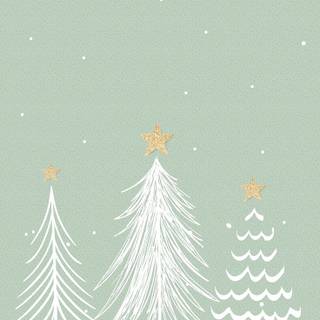 Christmas tree vector wallpaper