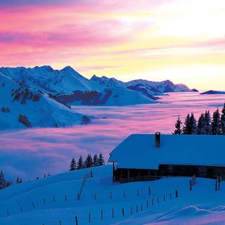 Winter Switzerland desktop wallpaper