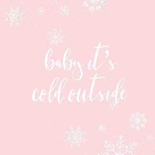 Light pink Christmas wallpaper