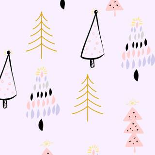 Light pink Christmas wallpaper