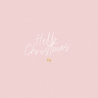 Light pink Christmas wallpaper