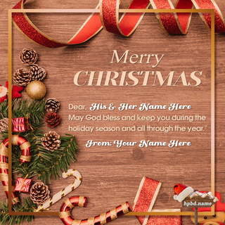 Xmas greeting card wallpaper