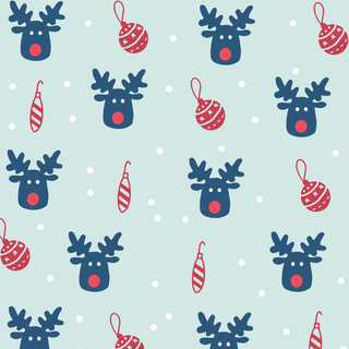 Cute Xmas blue wallpaper