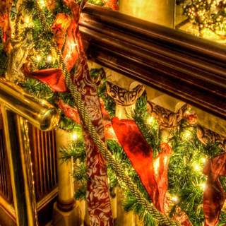 3840x1080 Xmas wallpaper