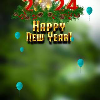 Upcoming New Year 2024 wallpaper
