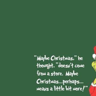 Grinch Xmas cute wallpaper