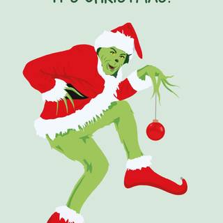 Grinch Xmas cute wallpaper
