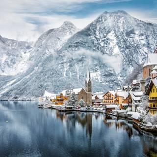 Europe winter 4k wallpaper