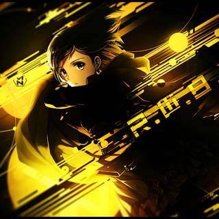 Cool yellow anime wallpaper