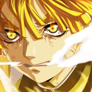 Cool yellow anime wallpaper