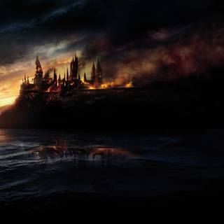Hogwarts castle 4k wallpaper